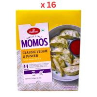 Haldiram'S Classic Veggie & Paneer Momos 350G Pack of 16