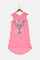 Kids Girls Short Sleeve Shine Every Day Dress  Pink - thumbnail