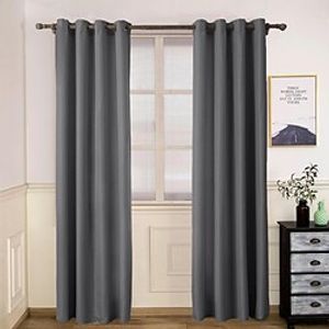 Blackout Curtain Drapes Farmhouse Grommet/Eyelet Curtain Panels For Living Room Bedroom Sliding Door Curtains Kitchen Balcony Window Treatments Thermal Insulated miniinthebox