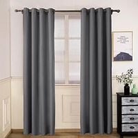 Blackout Curtain Drapes Farmhouse Grommet/Eyelet Curtain Panels For Living Room Bedroom Sliding Door Curtains Kitchen Balcony Window Treatments Thermal Insulated miniinthebox - thumbnail