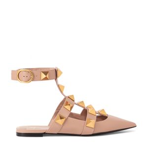 Roman Stud ballet flats
