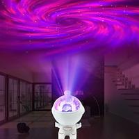 Astronaut Galaxy Star Projector Light Sky Nebula Lamp Home DIY Sticker Room Bedroom Decoration Night Lamp Christmas Gift Lightinthebox