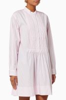Candy Bib Front Tunic Dress in Cotton