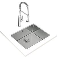 TEKA |Be Linea RS15 50.40| Undermount Stainless Steel Sink with one bowl