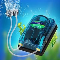 SOBO Aquarium Air Pump Air Compressor For Aquarium Silent Quiet Air Control Aquarium Fish Accessories Double/Single Outlet miniinthebox - thumbnail
