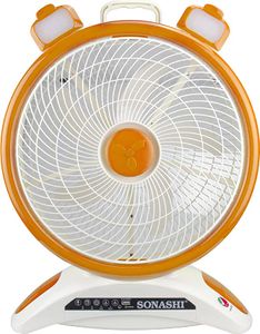 Sonashi SRF-614 14-Inch Rechargeable Fan w/ Remote Control, (SRF-614)