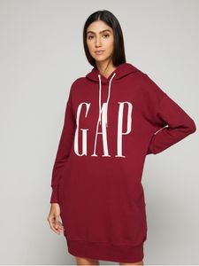 Gap Logo Sweatshirt Hooded Dress