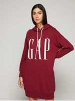 Gap Logo Sweatshirt Hooded Dress - thumbnail