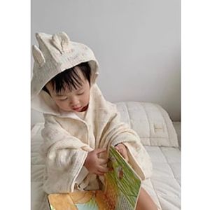 Explosive Type A Four-Layer Washed Gauze Cotton Baby Cape Wearable Bathrobe Cover Blanket Cotton Children Hooded Bath Towel miniinthebox