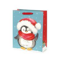 Legami Christmas Gift Bag - Large - Penguin