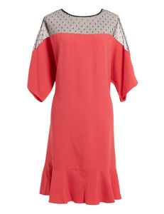 Crepe Envers Tunic - Red Crepe Envers Tunic - Red