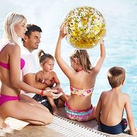 Pool Floats,Inflatable Glitter Beach Ball Summer Water Ball Sequin Beach Balls for Summer Beach Swimming Pool Party Toys for Adults,Inflatable for PoolCandy Lightinthebox - thumbnail