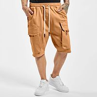 Men's Sporty Casual  Sporty Breathable Soft Daily Sports Chinos Shorts Pants Solid Color Knee Length Drawstring Elastic Waist ArmyGreen Gray Khaki Black Beige Lightinthebox - thumbnail