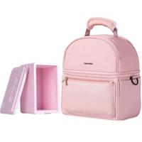 Sunveno - Insulated Lunch Bag With Thermos Box - Pink