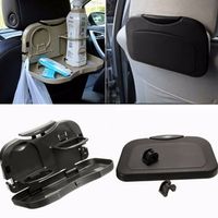 Car Back Seat Stand Desk Folding Table Drink Food Cup Tray Holder Mobile Phone Accessories Rack