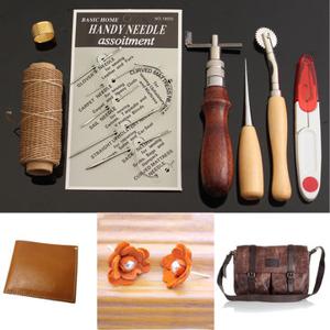 7 Pcs Set Of Leather Craft Hand Sewing Tools Leather Working Tools Kit