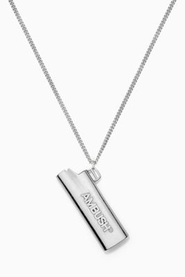 Lighter Case Necklace in Sterling Silver