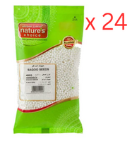 Natures Choice Sagoo Seeds - 400 gm (White) Pack Of 24 (UAE Delivery Only)