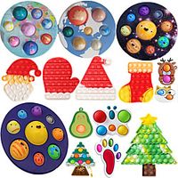 3 pcs Silicone Push Bubble Fidget Toys Hot Sensory Decompression Desktop Puzzle Decompression Squishy AntiStress Toy Christmas Gift miniinthebox 3 pcs Silicone Push Bubble Fidget Toys Hot Sensory Decompression Desktop Puzzle Decompression Squishy AntiStress Toy Christmas Gift miniinthebox