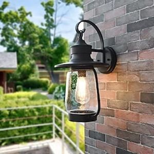 LED Outdoor Wall Light 8W Glass Aluminum Outdoor IP65 Waterproof Garden Wall Washer Light Balcony Decorative Wall Sconce AC110-240V miniinthebox