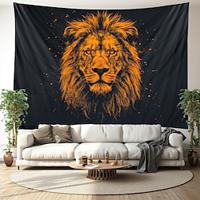 Lion Portrait Hanging Tapestry Wall Art Large Tapestry Mural Decor Photograph Backdrop Blanket Curtain Home Bedroom Living Room Decoration Lightinthebox