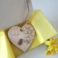 Wooden Heart Thank You Gift miniinthebox - thumbnail