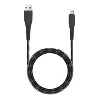 Energea Nyloflex USB-A to USB-C Cable 3M Black - thumbnail
