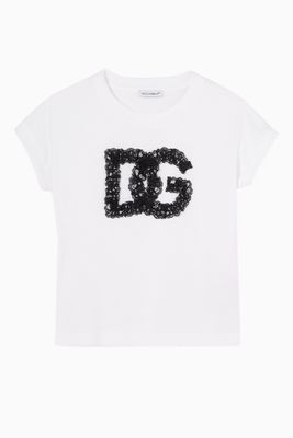 90s T-shirt with Lace DG in Jersey 90s T-shirt with Lace DG in Jersey