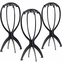 wig stand 3pcs folding black wig holder for short hair 14.2 inch collapsible display tool wig stands portable traveling hat rack hair dryer miniinthebox wig stand 3pcs folding black wig holder for short hair 14.2 inch collapsible display tool wig stands portable traveling hat rack hair dryer miniinthebox