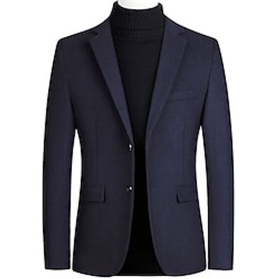 Men's FallWinter Tweed Blazer Jacket Regular Slim Fit Keep Warm Single Breasted Two-buttons Black Burgundy Dark Blue Grey 2023 Lightinthebox Men's FallWinter Tweed Blazer Jacket Regular Slim Fit Keep Warm Single Breasted Two-buttons Black Burgundy Dark Blue Grey 2023 Lightinthebox
