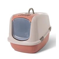 Savic Nestor Jumbo Cat Toilet Home Pink - Red