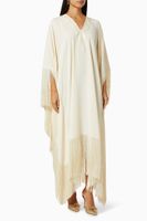 Very Ross Fringe Trim Kaftan - thumbnail