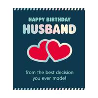 Pigment Fuzzy Duck Husband Best Decision Ever Made Greeting Card (17.6 x 16cm)