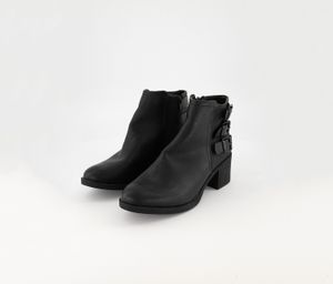 Womens Buckle Boots  Black