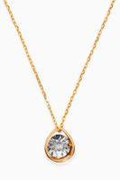 Eva Twirling Diamond Pendant Necklace in 18kt Yellow Gold Eva Twirling Diamond Pendant Necklace in 18kt Yellow Gold