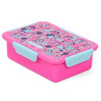 Eazy Kids 1 - 2 - 3 - 4 Compartment Convertible Bento Lunch Box Unicorn - Pink 850ml