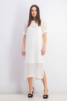 Womens 2 Pieces Solid Dress White Womens 2 Pieces Solid Dress White