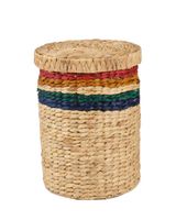 Homesmiths Water Hyacinth Storage Hamper Small Dia-29 x 41 cm