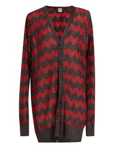 Classic Lurex Zigzag Cardigan