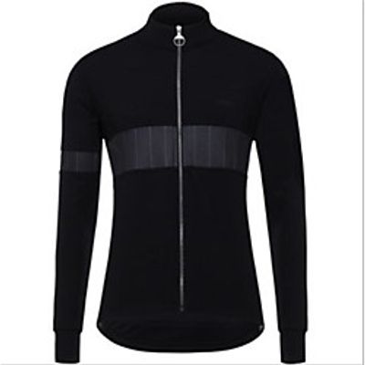 CAWANFLY Men's Long Sleeve Cycling Jersey Black Bike Tracksuit Jersey Top Road Bike Cycling Quick Dry Sports Clothing Apparel  Micro-elastic Lightinthebox