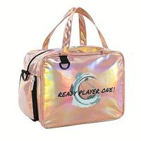 Fashionable Laser Design Letter Pattern Shoulder Bag - Lightweight Outdoor Training Tote, Sporty Handbag Lightinthebox