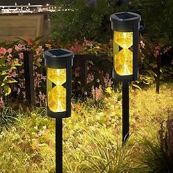 4Pcs Solar Pathway Lights Outdoor Solar Lights for Outside Super Bright Yard Lights Outdoor Solar Powered IP65 Waterproof Solar Garden Lights for Walkway Driveway Lawn Path Decoration Lightinthebox