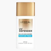 Loreal UV Defender Moisture Fresh Daily Anti-Ageing Sunscreen SPF 50+ with Hyaluronic Acid - 50 ml