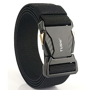 Men's Belt Tactical Belt Nylon Web Work Belt Black Royal Blue Nylon Military Army Plain Daily Wear Going out Weekend Lightinthebox
