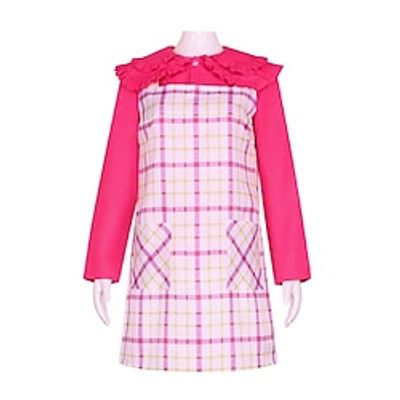 Wednesday Addams Addams family Enid Sinclair Dress Women's Movie Cosplay Cosplay Costume White Pink Dress Halloween Carnival Children's Day Polyester Lightinthebox