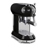 SMEG 50's Retro Style Espresso Coffee Machine - Black