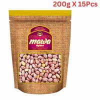 Mawa Salted Peanuts 200g (Roasted with Skin) (Pack of 15)