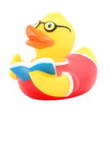 Lilalu Book Reader Rubber Duck - thumbnail