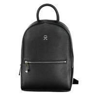 Tommy Hilfiger Black Polyethylene Backpack (TO-27514)