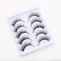 Eyelash Extensions 10 pcs Waterproof Fashionable Design Women Natural Cosplay Casual  Daily Fiber School Party Prom Full Strip Lashes Natural Long - Makeup Daily Makeup Halloween Makeup Party Makeup Lightinthebox - thumbnail